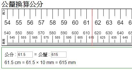 50釐米是幾公分|50釐米等於多少公分